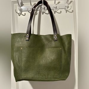 Portland leather Goods NEW AP kiwi tote